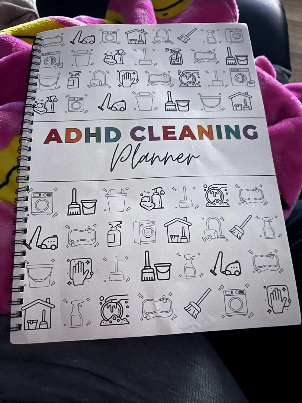 ADHD Cleaning Planner - Colorful Home Cleaning Organizer